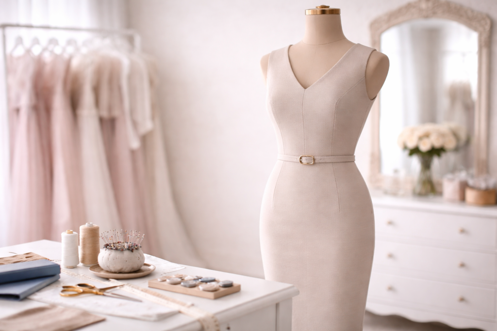 mannequin de couture dans un atelier à Laval