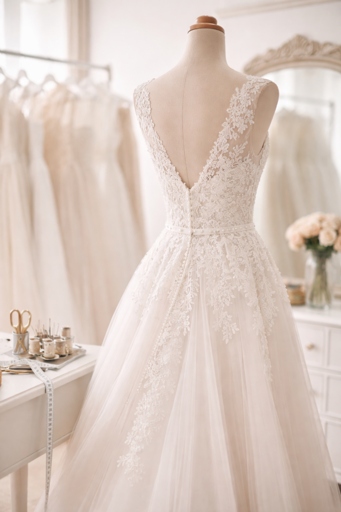 robe de mariée et retouches mariage à Montréal
